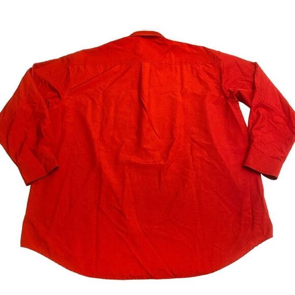 Oobe Chikfila Red Long Sleeve Button Down Team Member Shirt Sz 3XL - Picture 6 of 12